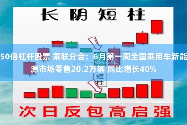 50倍杠杆股票 乘联分会：6月第一周全国乘用车新能源市场零售20.2万辆 同比增长40%